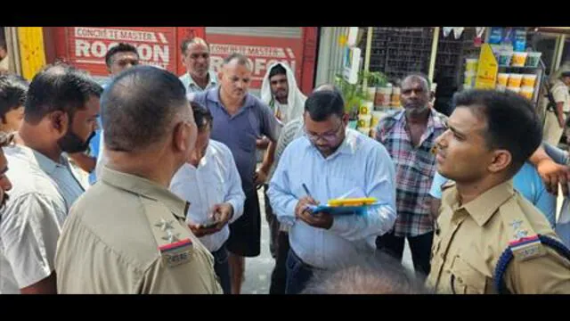 गूलरभोज में रेलवे भूमि पर अतिक्रमण चिन्हित, व्यापारियों में रोष