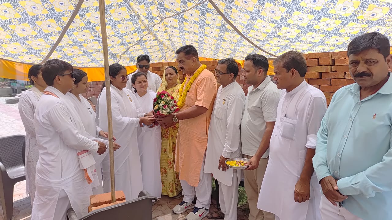 ब्रह्माकुमारीज के नए केंद्र का भूमि पूजन, ठुकराल बोले- आध्यात्मिकता से मिलती है जीवन को सही दिशा