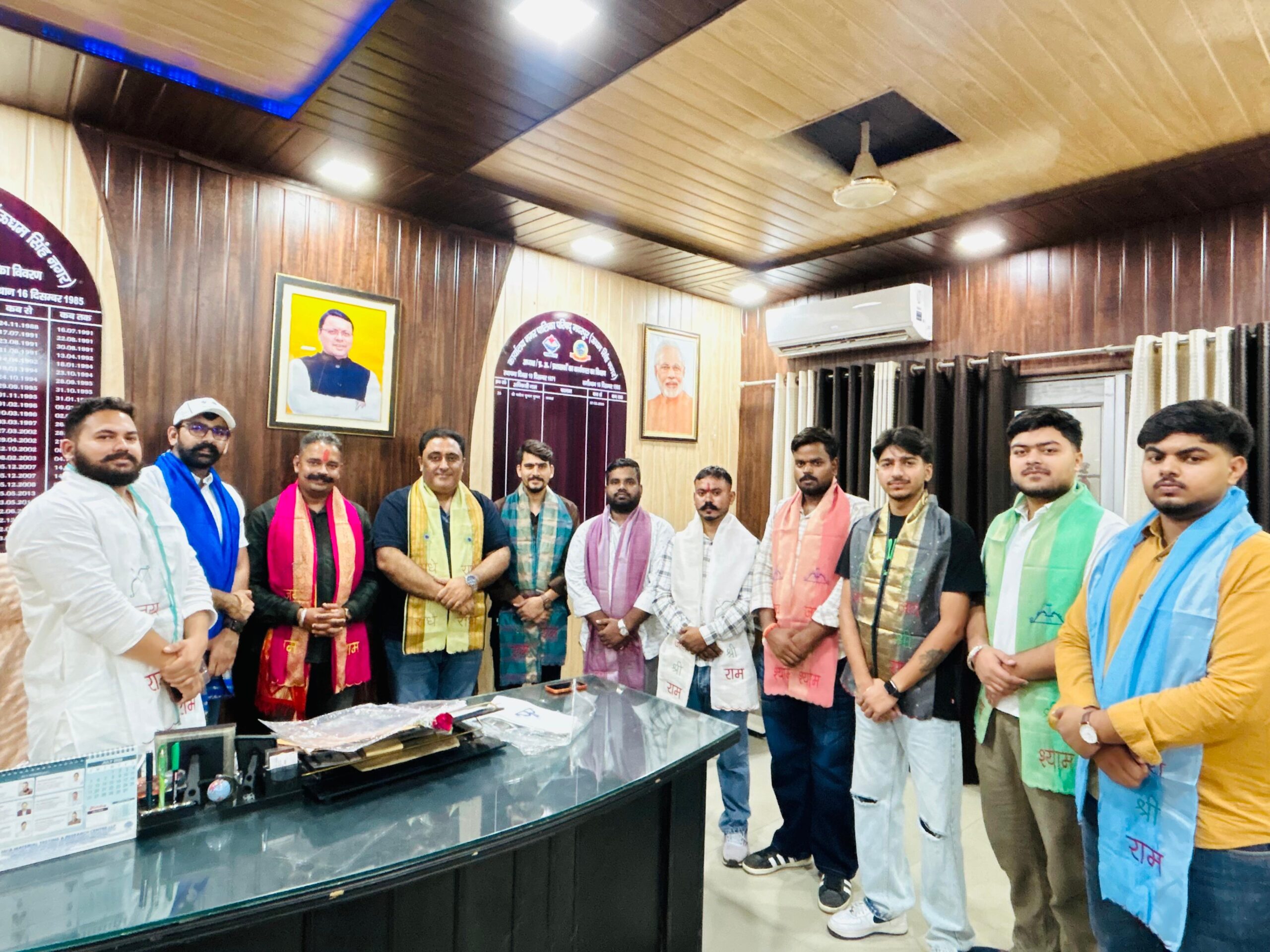 पालिकाध्यक्ष मनोज गुम्बर ‘मिंटू’ की अध्यक्षता में भाजयुमो जिला अध्यक्ष एवं पदाधिकारियों का हुआ भव्य स्वागत