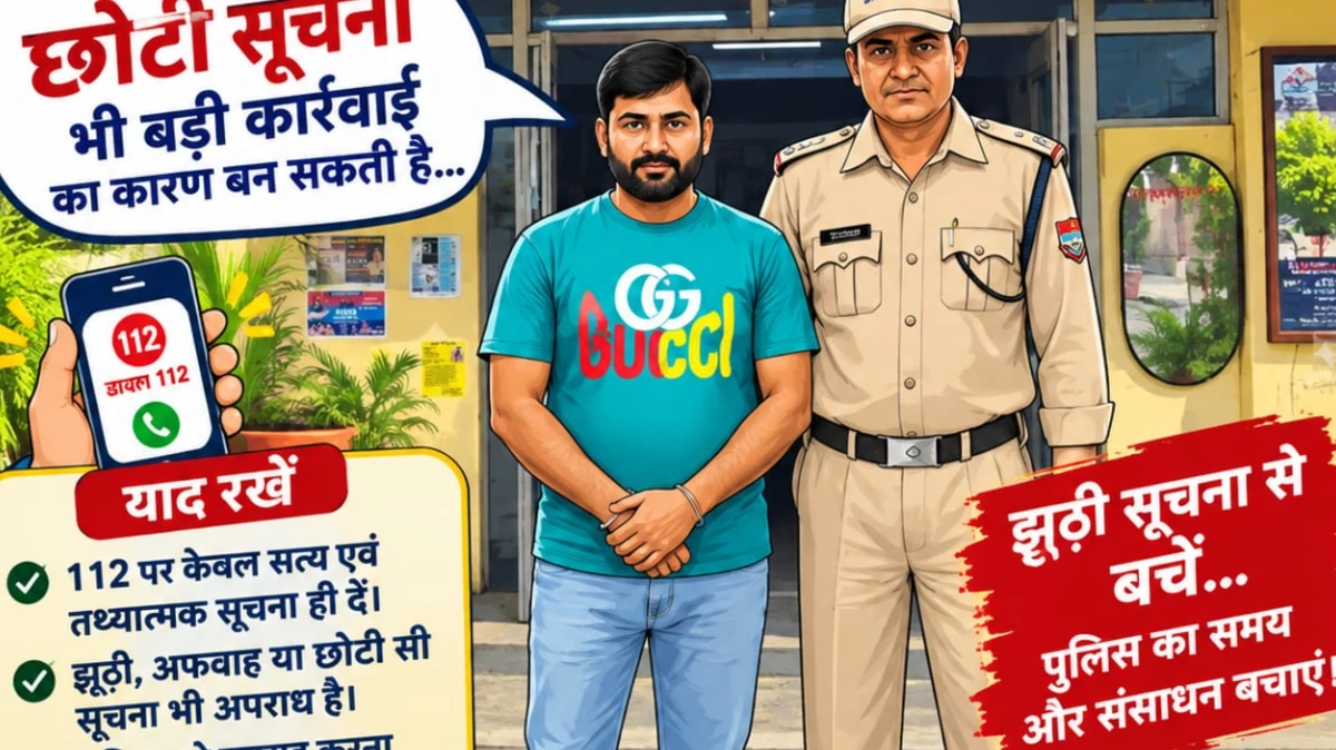 गोवंशीय पशु काटे जाने की झूठी सूचना देने पर 5000 रुपये का चालान